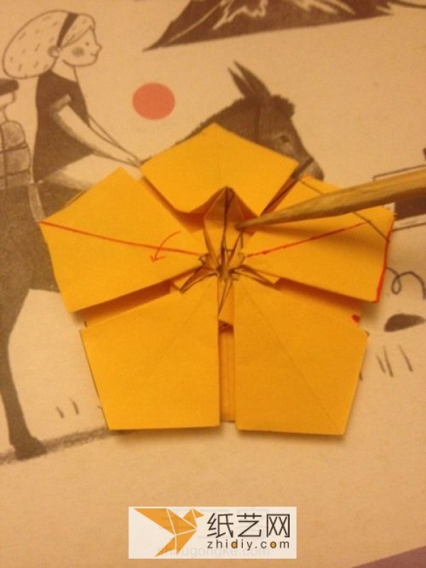 Detailed illustrated tutorial on making exquisite and beautiful origami cherry blossom stars