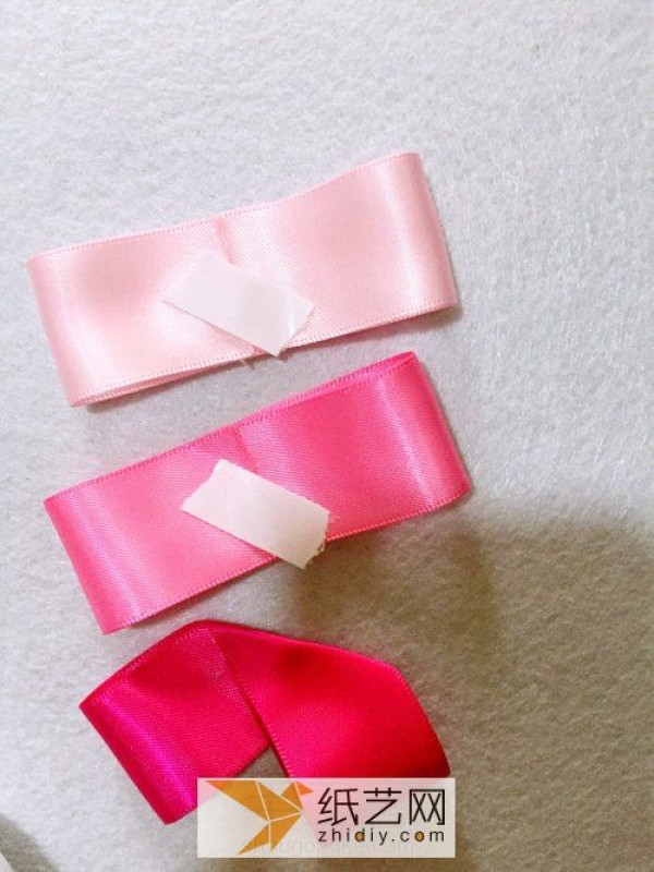 Beautiful ribbon bow hairpin Christmas gift