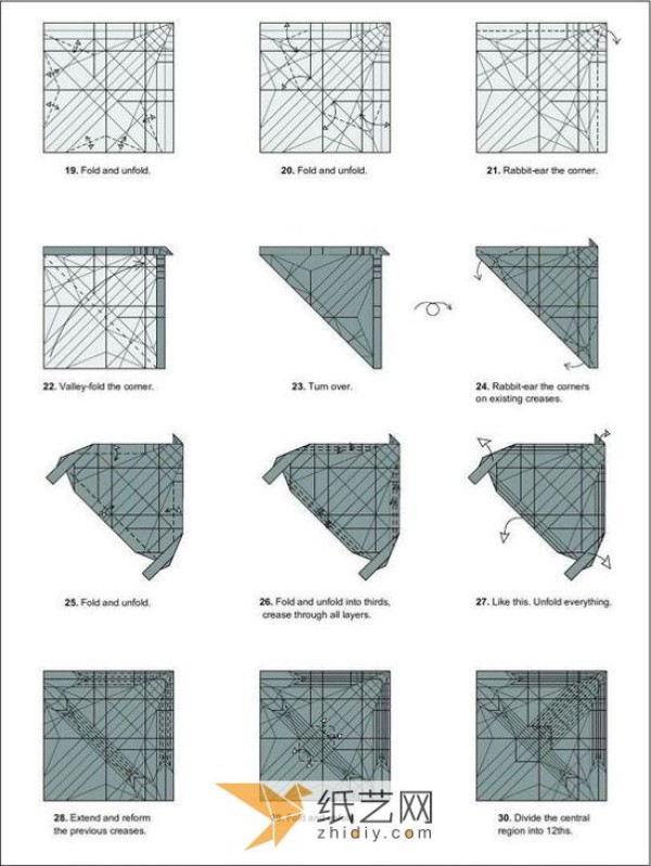 Origami dragon making tutorial