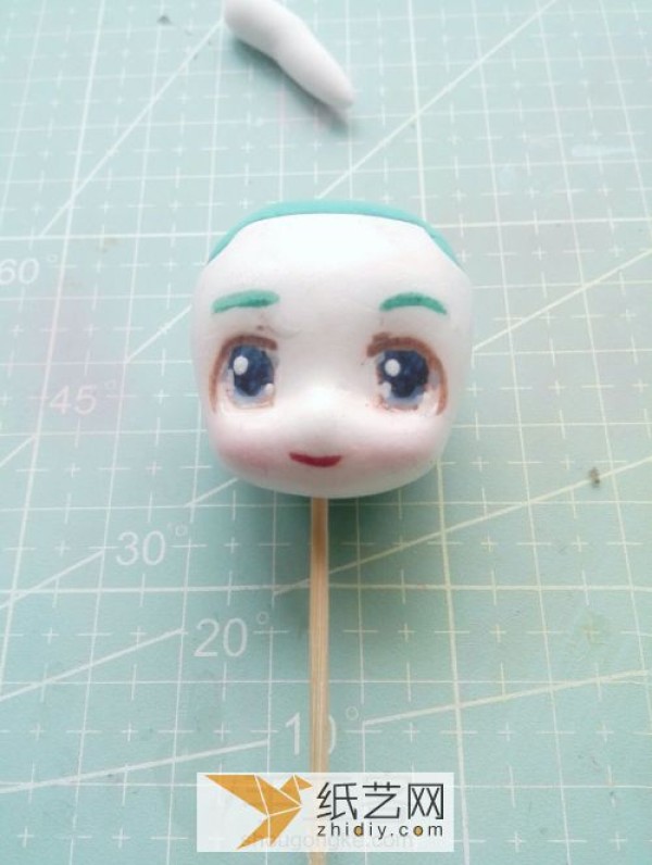 Teach you how to use ultra-light clay to make a Hatsune Miku doll. A New Year gift for friends who also like it.