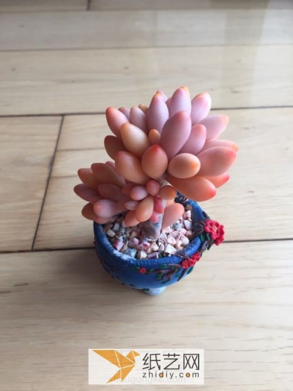 Tutorial on making succulents from ultra-light clay