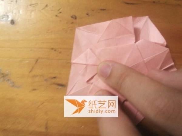 Romantic Sakura Star Handmade Paper Art Origami Production