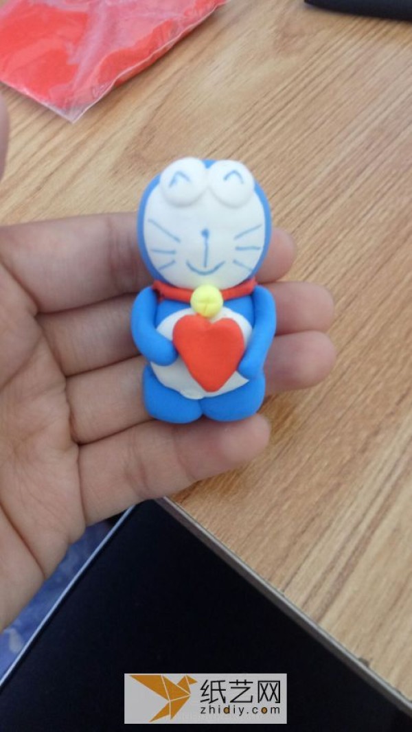 Doraemon made of ultra-light clay