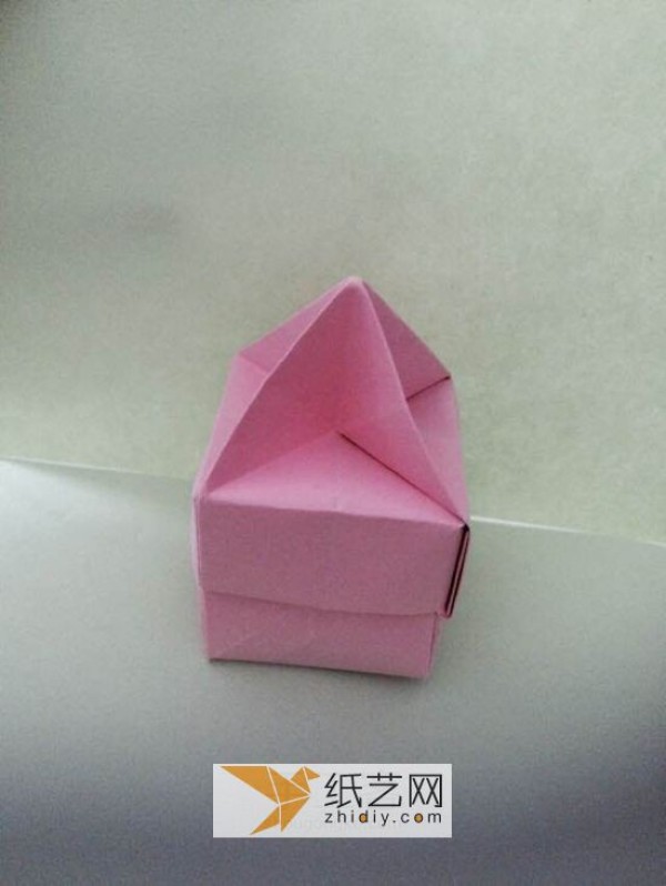 Cream origami box Teachers Day gift packaging box