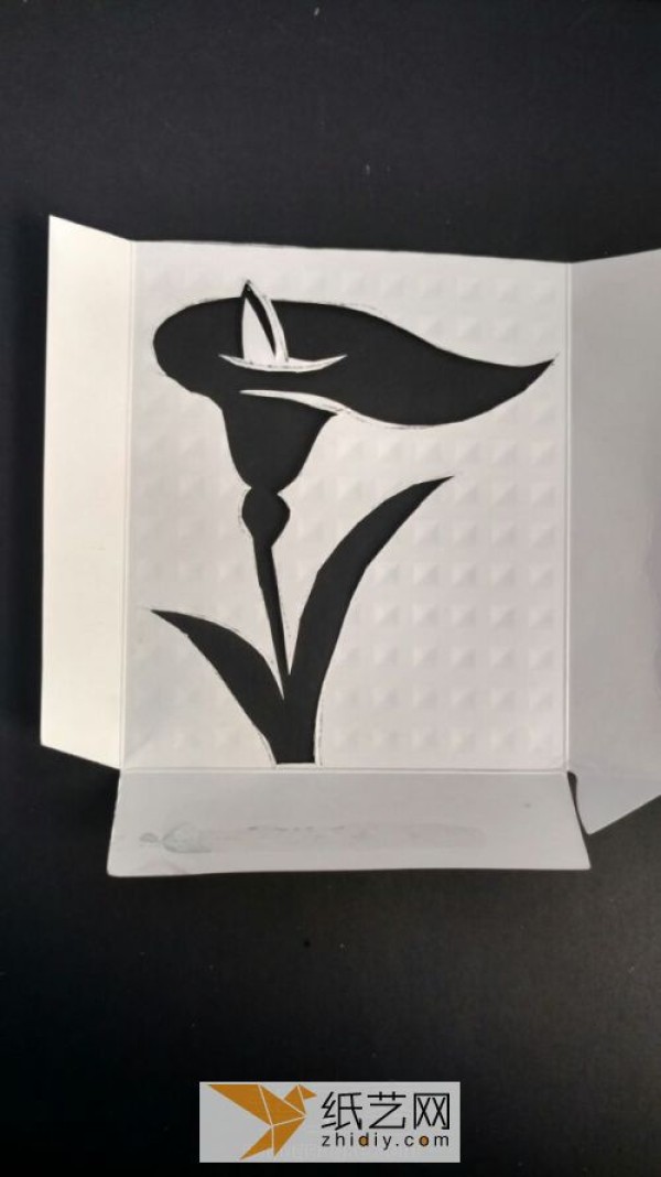 Paper-cut calla lily as a Teacher’s Day gift