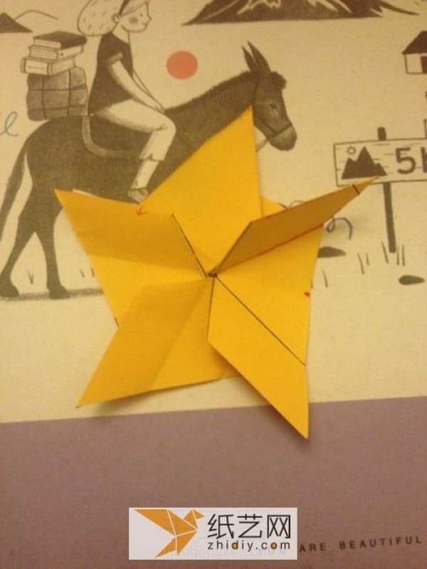 Detailed illustrated tutorial on making exquisite and beautiful origami cherry blossom stars