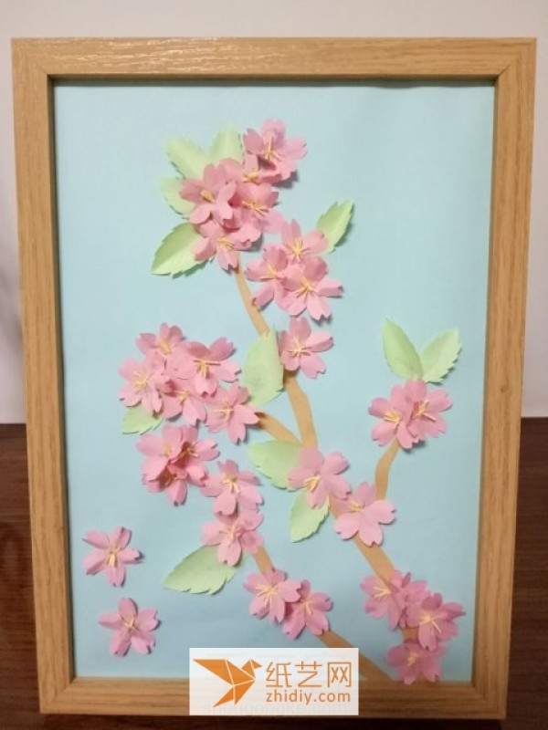 Awesome cherry blossom paper art Christmas gift making tutorial