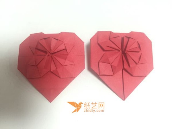 Simple origami heart tutorial