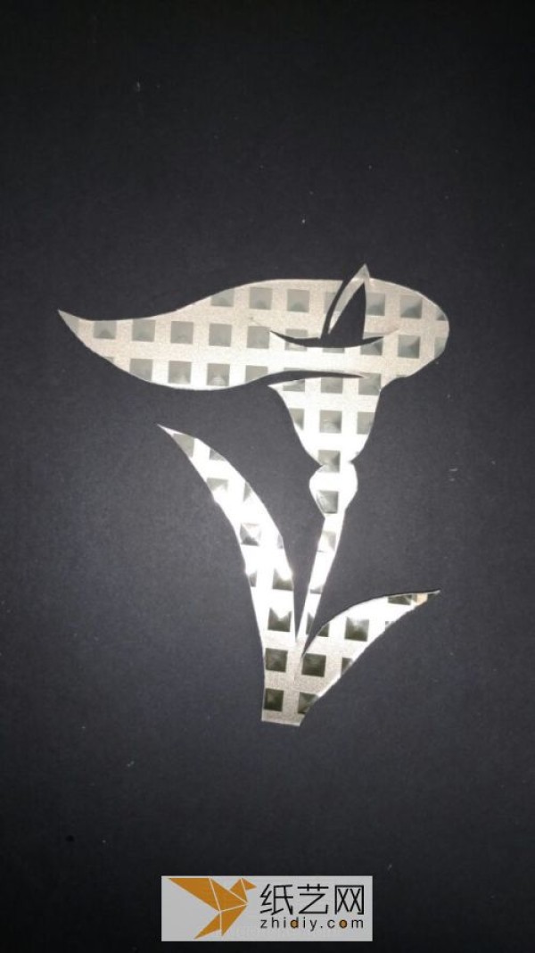 Paper-cut calla lily as a Teacher’s Day gift