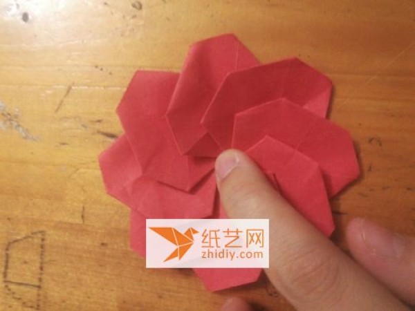 How to make origami camellias