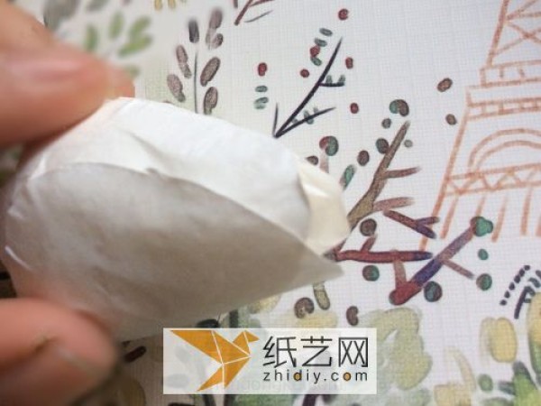 Paper art flowers made of hand-kneaded paper, pure white roses, kept as Valentine’s Day gifts for the goddess