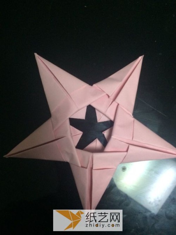 New Years Splicing Creative Handmade Origami Five-Pointed Star Illustrated Tutorial of a New Five-Pointed Star Folding Method