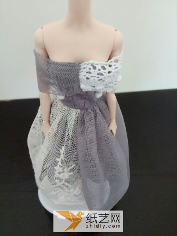 Tutorial on making a dignified and elegant evening dress for a doll, a beautiful Mid-Autumn Festival gift