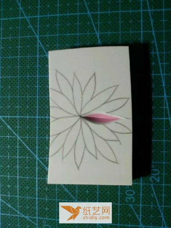 Tutorial on making unique rubber stamp flowers with blank spaces