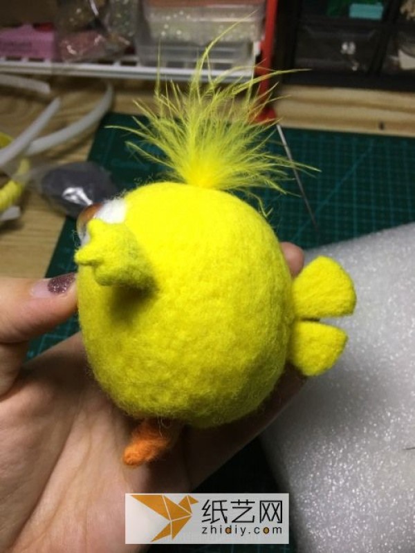 Wool felt little yellow bird Children’s Day gift released