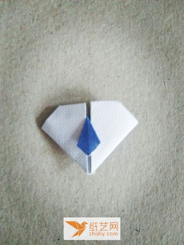 Unique tie origami heart Fathers Day gift making tutorial