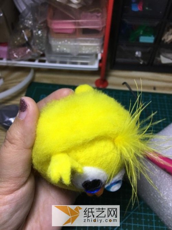 Wool felt little yellow bird Children’s Day gift released