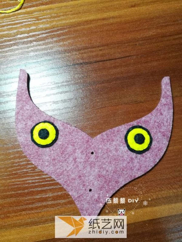 Mid-Autumn Festival gift tutorial for fabric owl mobile phone bag made of non-woven fabrics