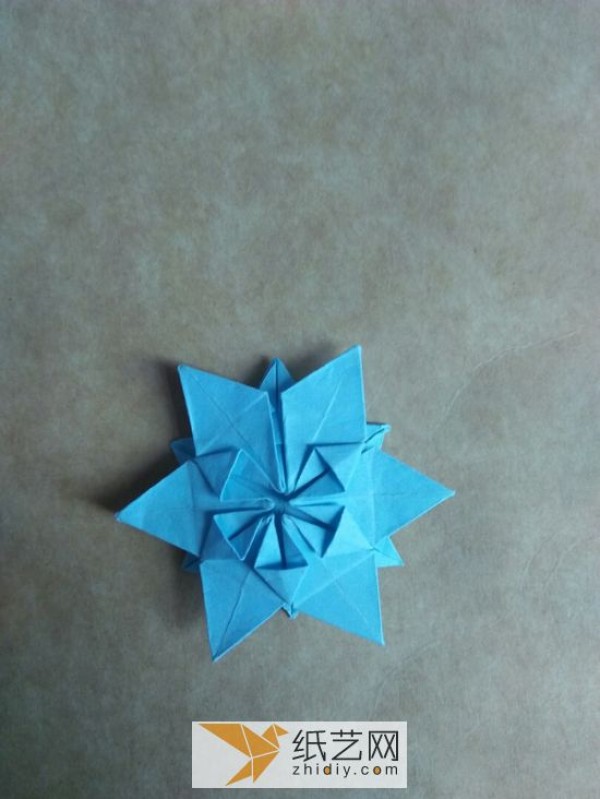 You can also fold a piece of paper into three-dimensional snowflakes!