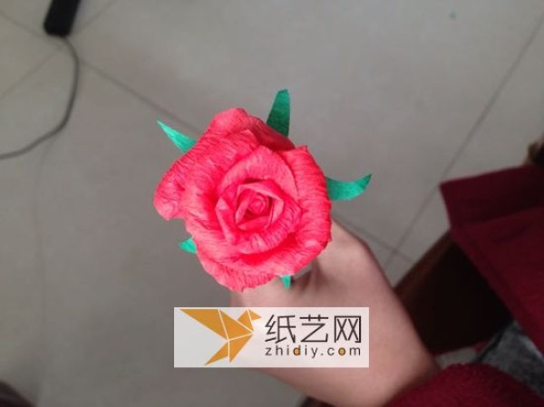 Beautiful Crepe Paper Rose Origami Tutorial