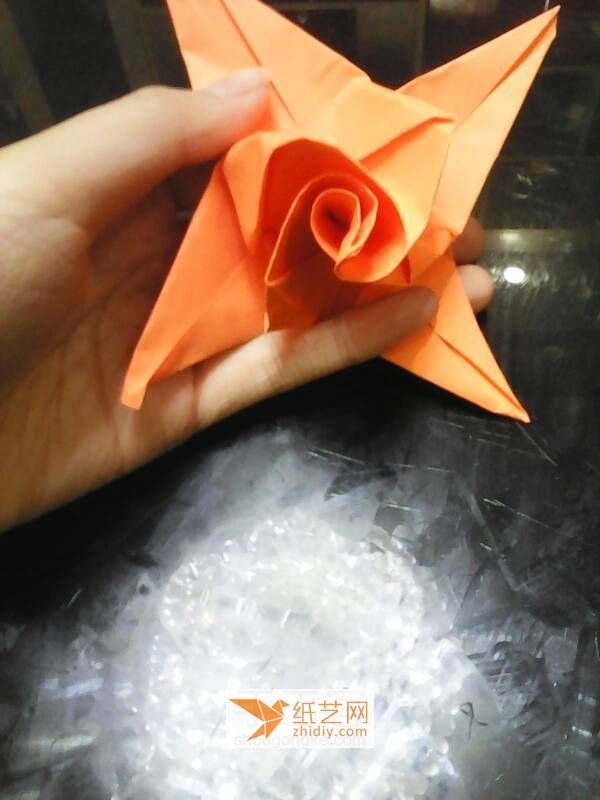 A new origami rose tutorial