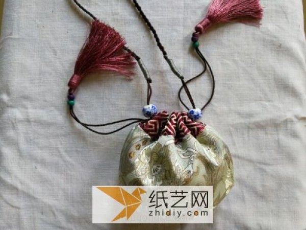 Classical fabric sachet New Year gift for elders