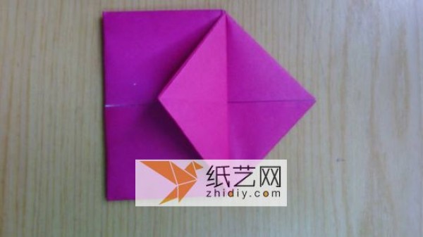 Simple Origami Little Heart Illustrated Tutorial