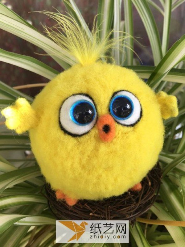 Wool felt little yellow bird Children’s Day gift released