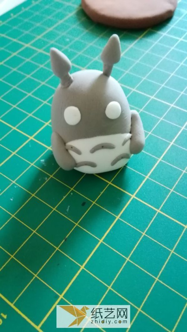 Totoro doll birthday gift made of ultra-light clay