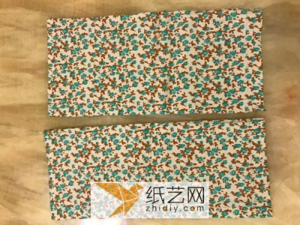 Practical handmade DIY fabric cosmetic bag production