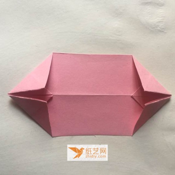 Three-dimensional origami cherry blossom origami flower tutorial