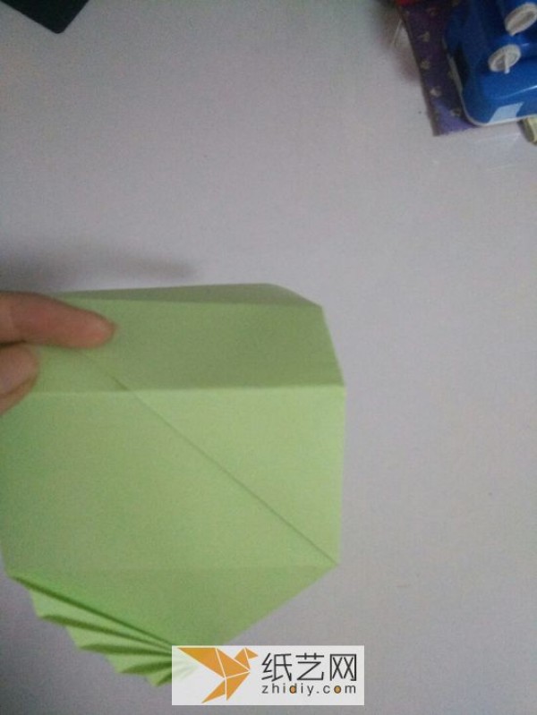 Beautiful origami leaf envelope Teachers Day greeting card envelope