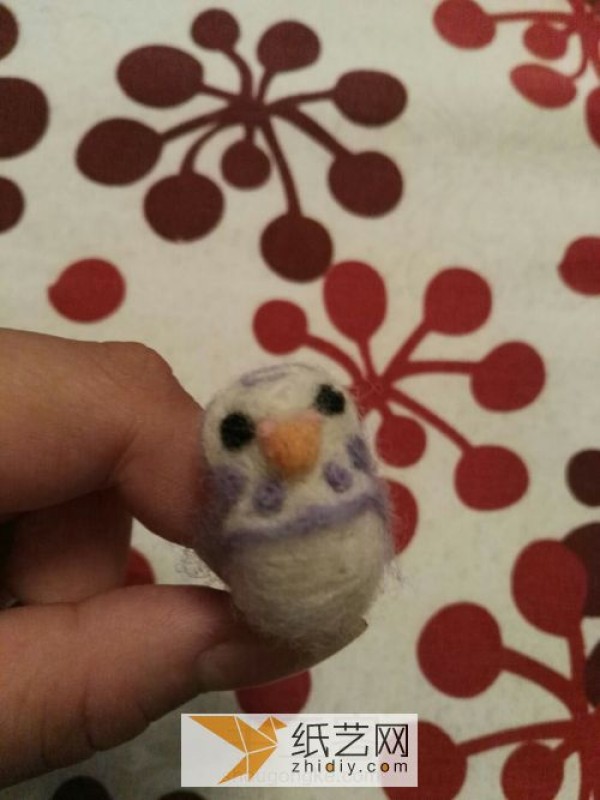 How to make a small and cute wool felt poke parrot