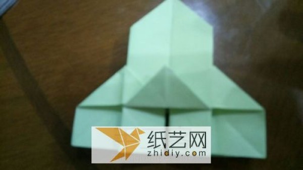 Origami small house tutorial for children How to make a simple origami small building