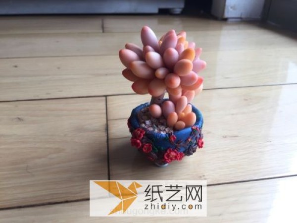 Tutorial on making succulents from ultra-light clay