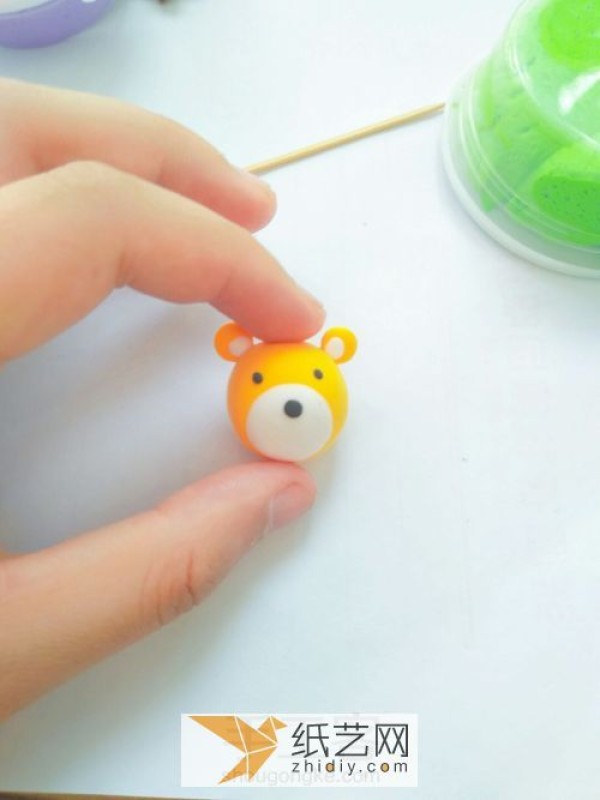 Summer vacation handmade childrens handmade DIY ultra-light clay bear