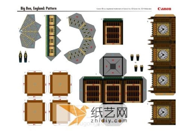 Big Ben paper model making, give this as a Teacher’s Day gift