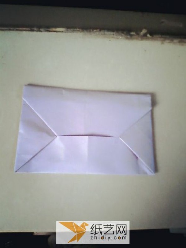 Super simple origami envelope Christmas card envelope