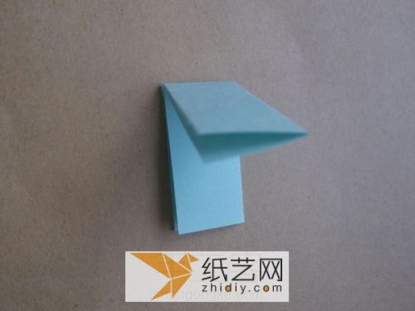 Basic origami triangular plug unit production The foundation of the triangular plug is here