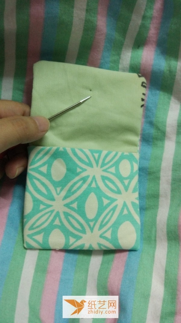 Super simple fabric clutch bag Teacher’s Day gift making tutorial