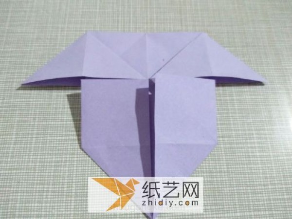 Very easy way to make origami heart with wings for Valentines Day gift