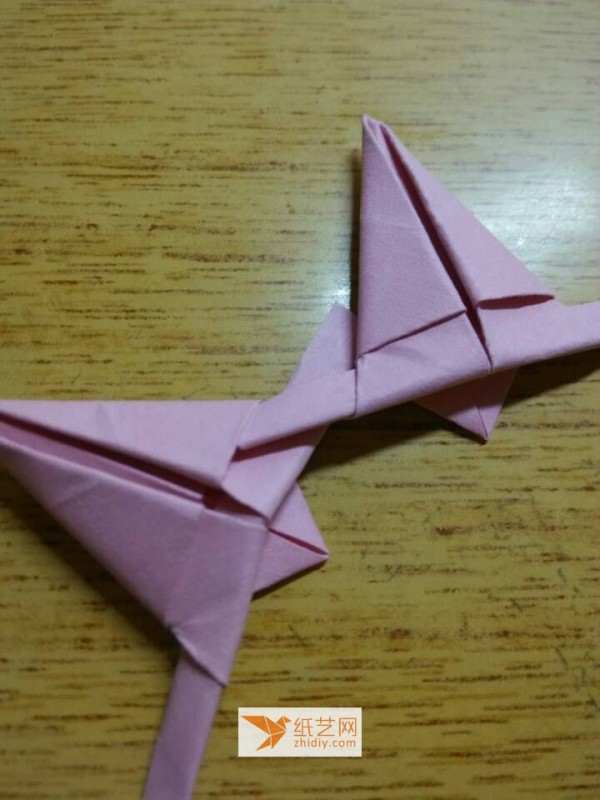 Origami five-pointed star made by combining origami (tutorial)