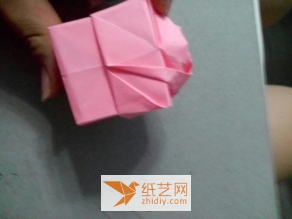 Origami Rose Valentines Day Gift Box Making Tutorial