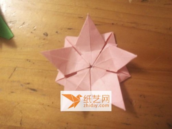 Romantic cherry blossom star handmade paper origami production