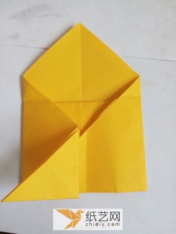 Exploding mechanism box origami envelope with surprise inside Valentines Day card