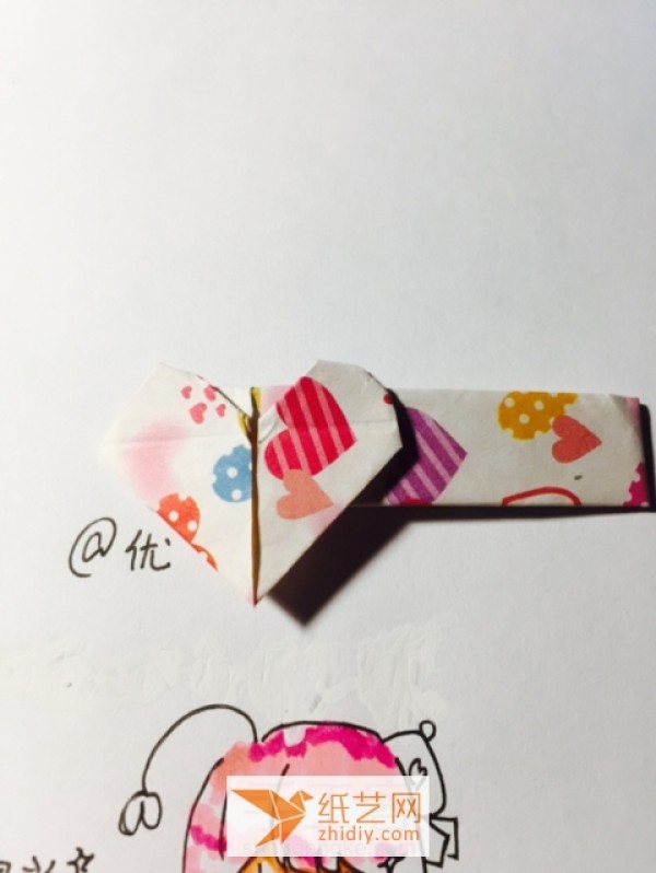 A little surprise for Valentines Day. Tutorial on how to make origami heart hairpins.