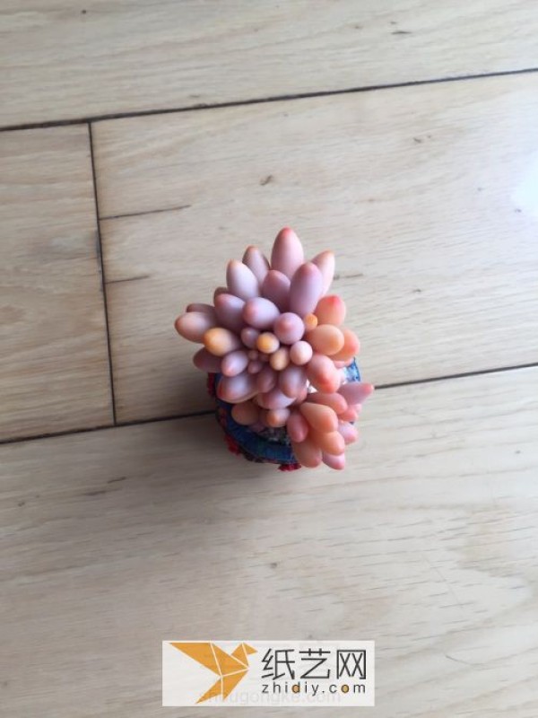 Tutorial on making succulents from ultra-light clay