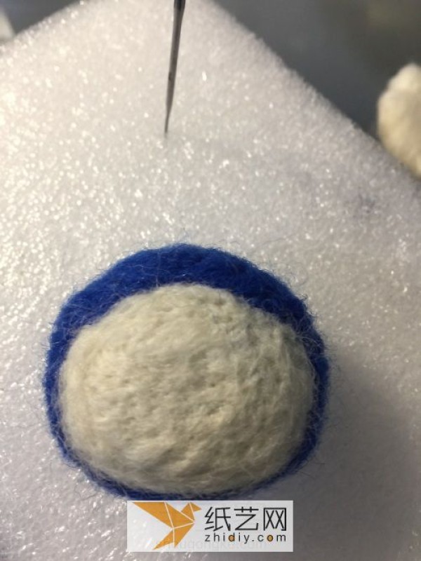 Wool felt Doraemon’s little head. I want my Father’s Day gift to be cartoon-based.