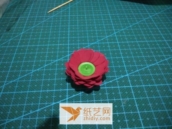 Tutorial on making Christmas paper flower three-dimensional greeting cards