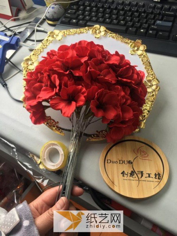 DIY classical bouquet for Chinese wedding, suitable as a wedding gift for friends